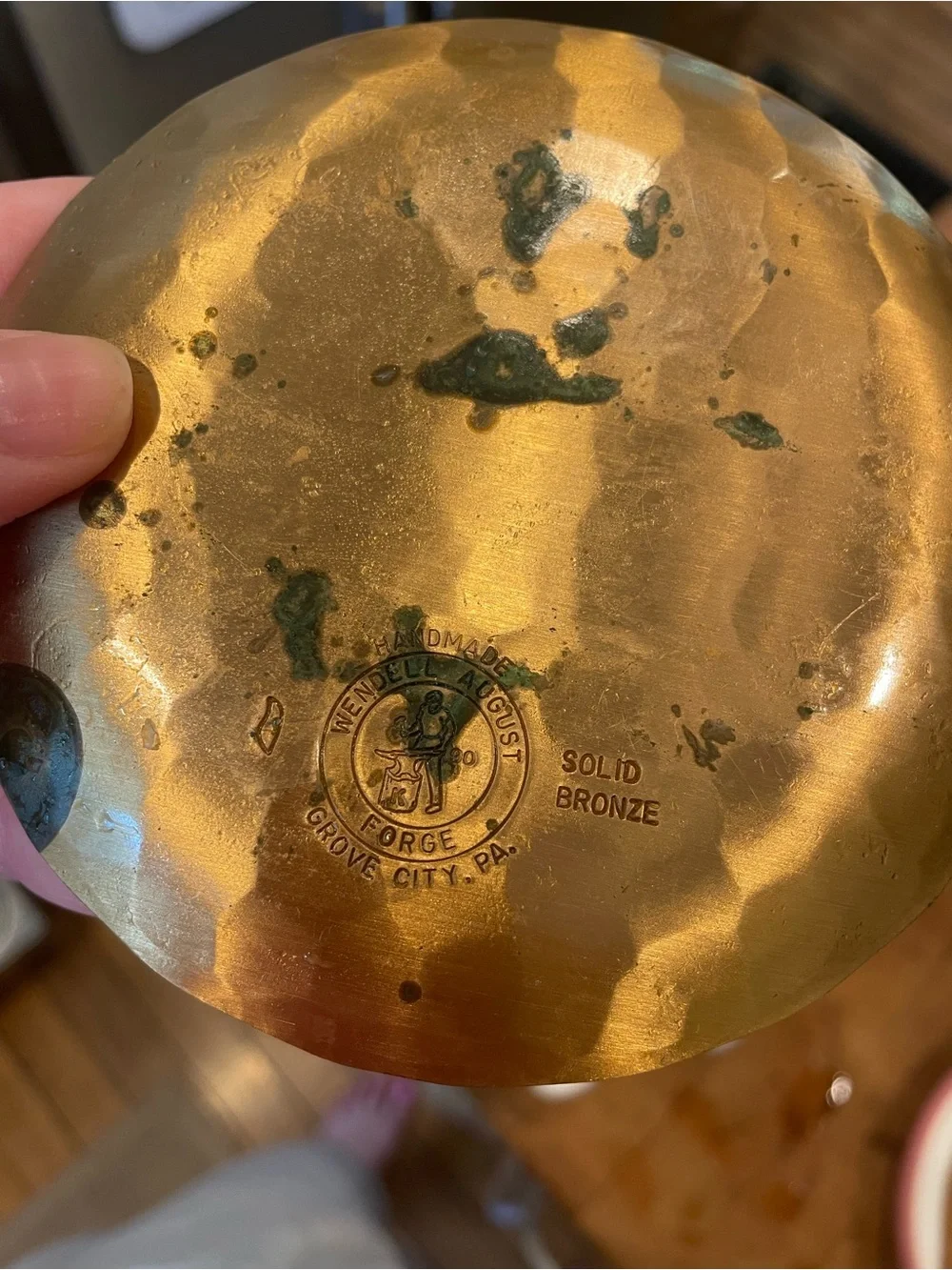 Vintage Wendell August Forge Duck Dish - Brass
